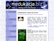 Tablet Screenshot of medukacja.biz